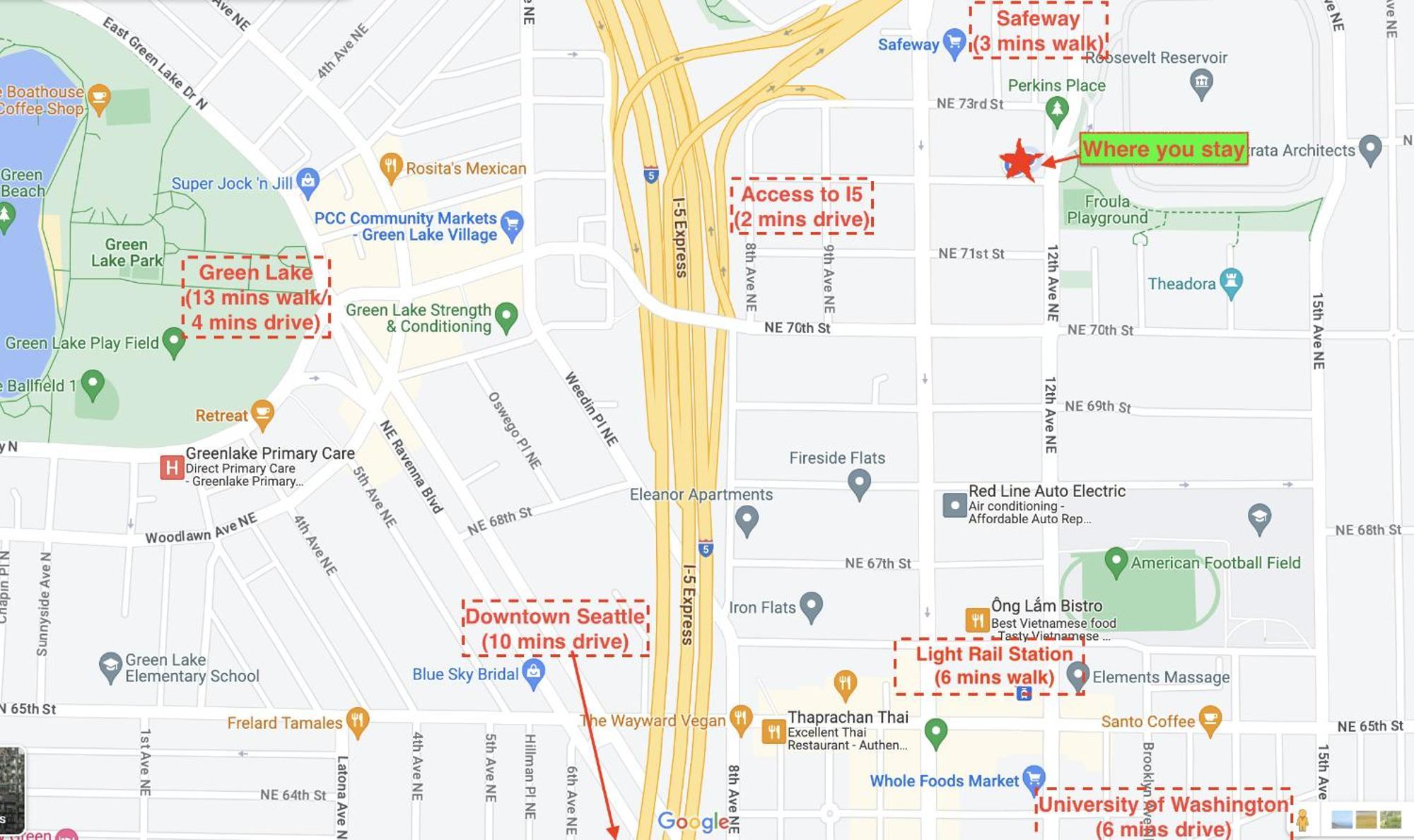 New Private Tiny Home Near Greenlake/Lightrail/I-5 シアトル エクステリア 写真